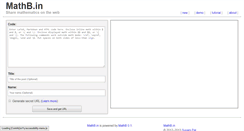 Desktop Screenshot of mathb.in